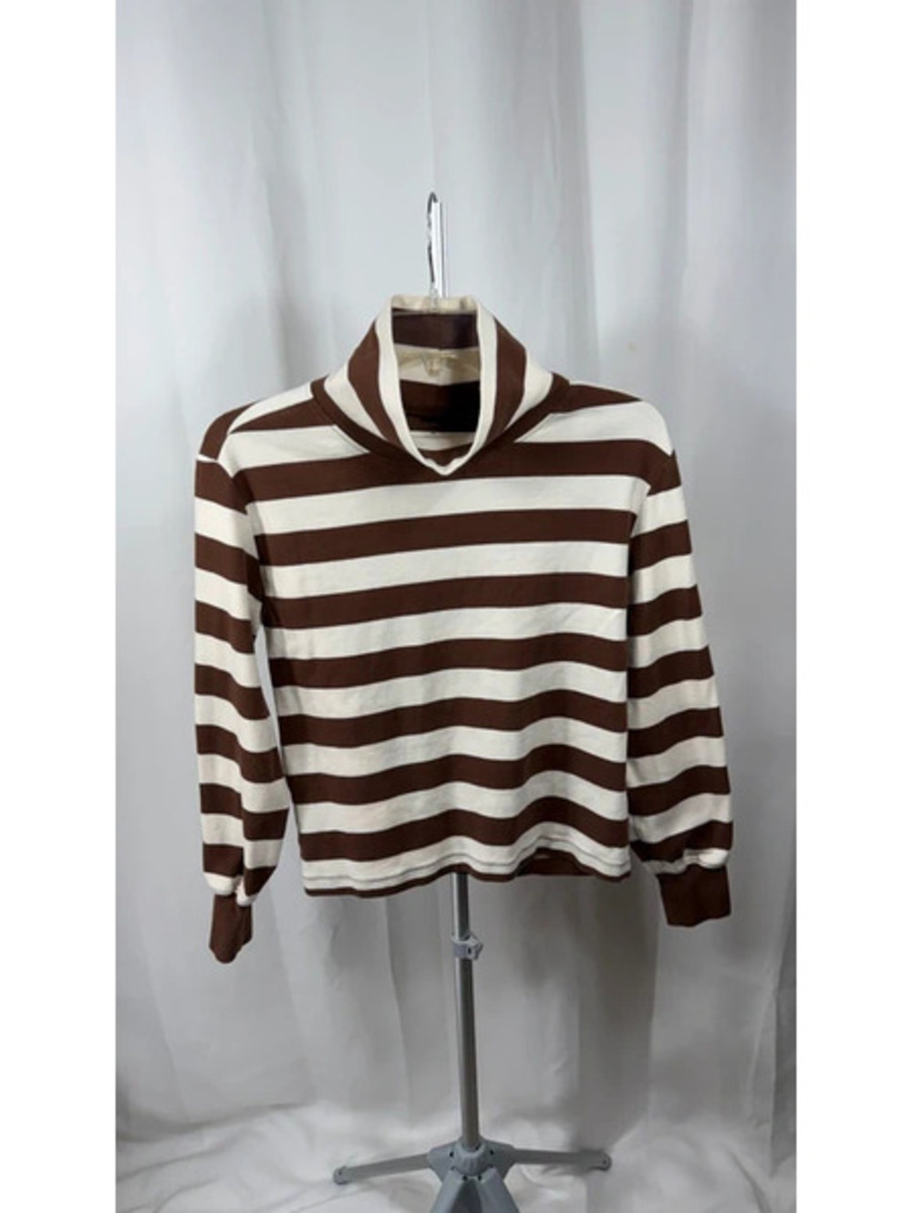 Maeve Anthropologie Striped Turtleneck XS Long Sleeve Cottagecore 1004